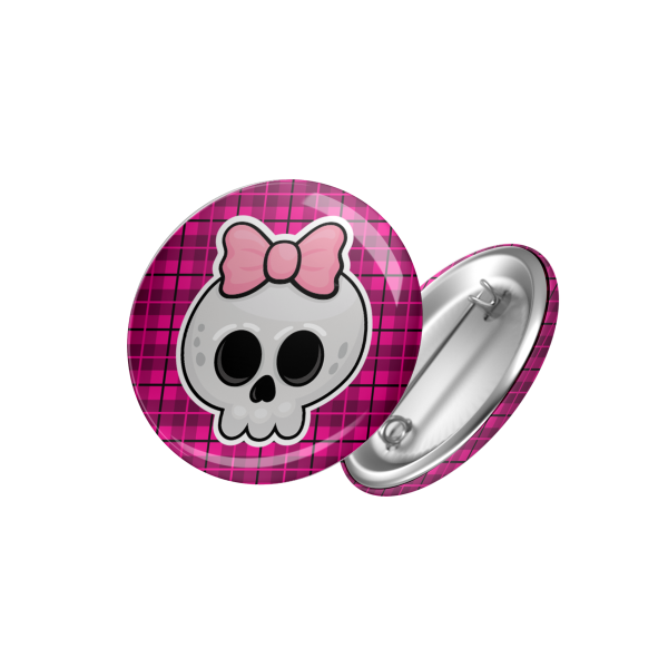 Bottom - Caveira com lacinho | Coleção Emo