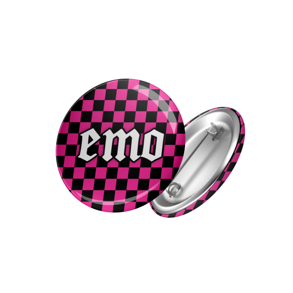 Bottom - Emo Quadriculado Rosa e Preto | Coleção Emo